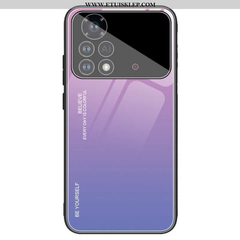Etui do Poco X4 Pro 5G Szkło Hartowane Bądź Sobą
